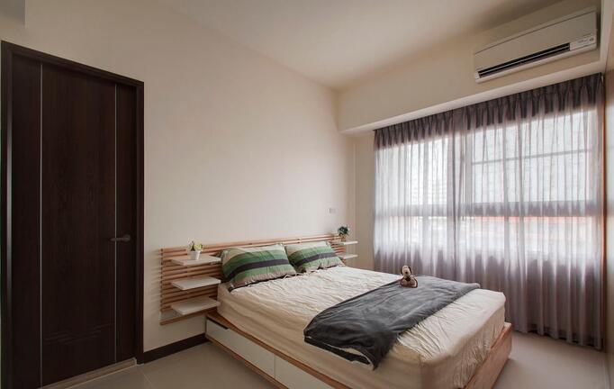 点击大图看下一张:简约实用96平两居室实景案例