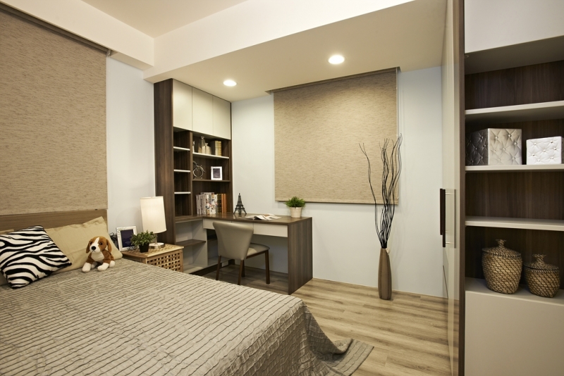 点击大图看下一张:简约自然清新两居装修效果图