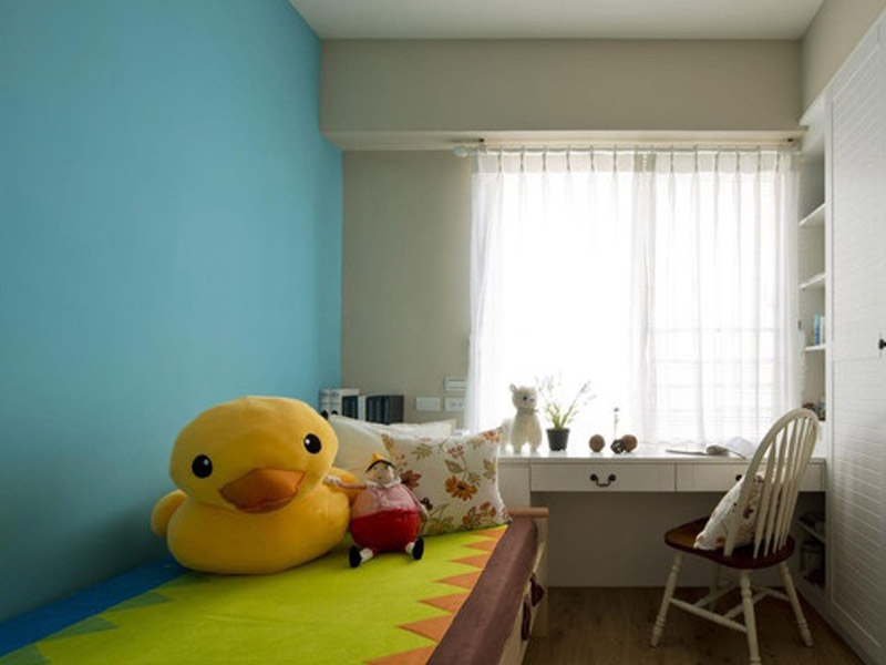 点击大图看下一张:简美三居室设计欢乐调