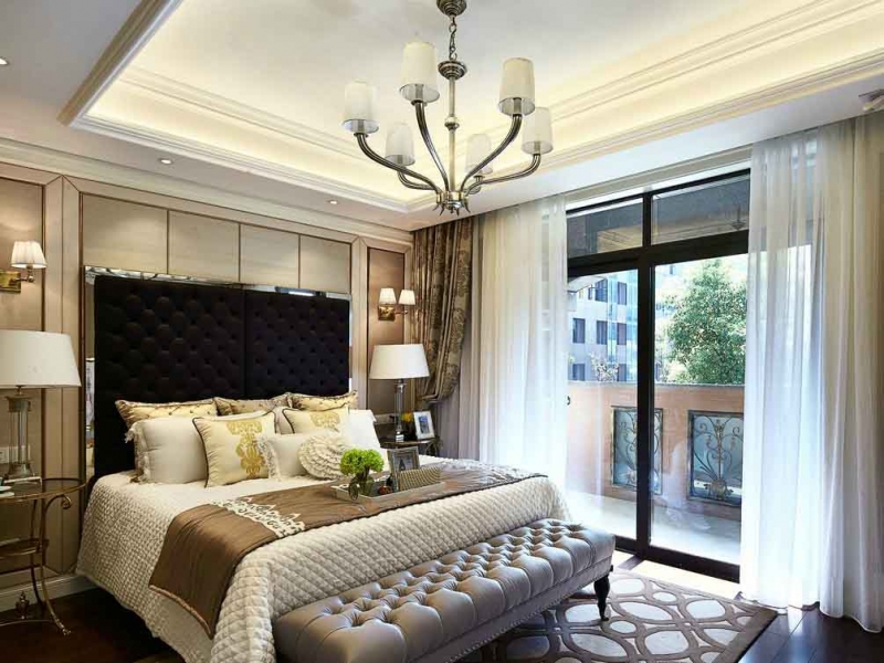 点击大图看下一张:欧式朴实优雅三居室设计图例