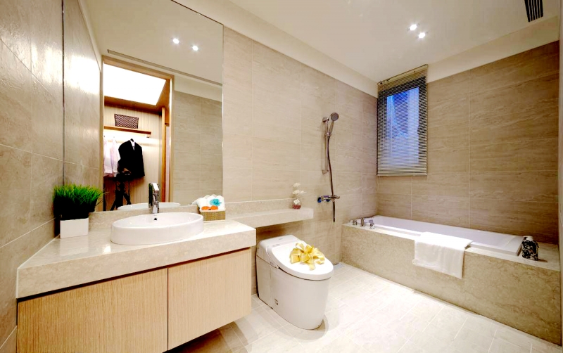 点击大图看下一张：简约时尚100平三居装修效果图