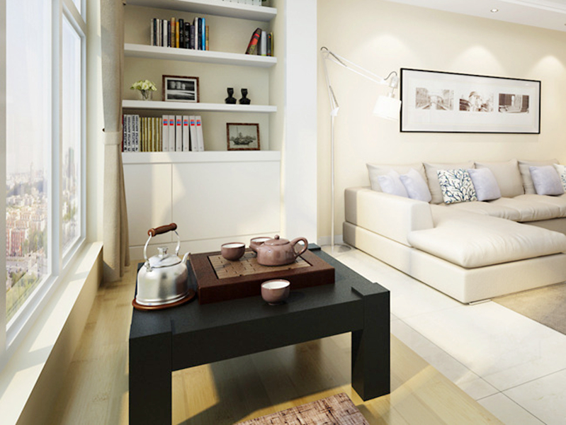 点击大图看下一张:品味简约北欧风小户型装修案例