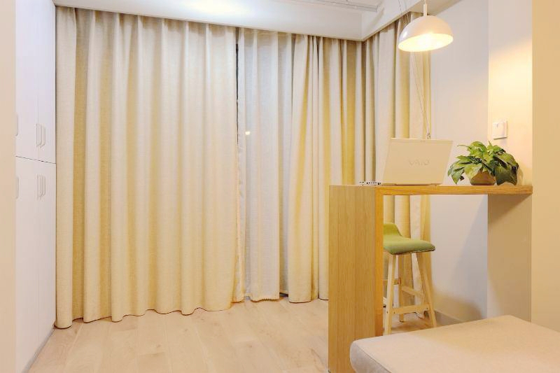 点击大图看下一张:日式简约休闲两居装修效果图展示