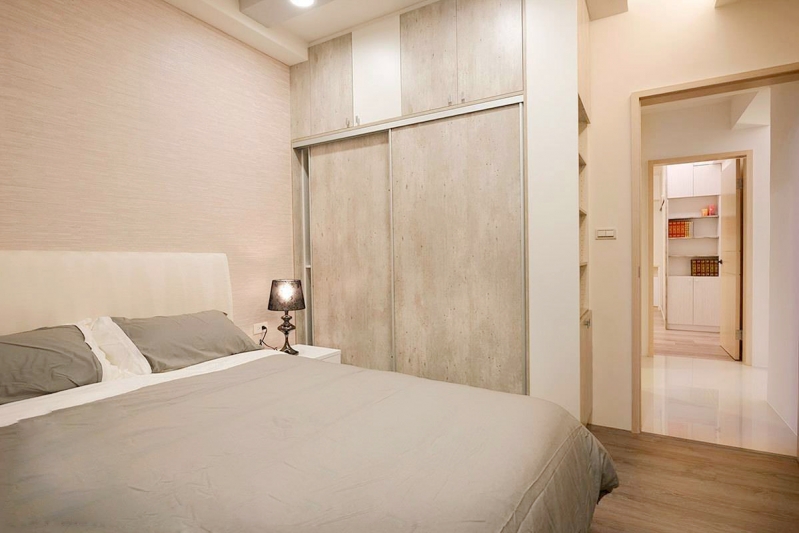 点击大图看下一张:自然简约小三居装修设计效果图