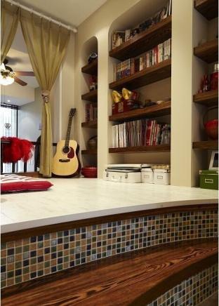 点击大图看下一张:新古典风格混搭休闲二居室装修图片大全