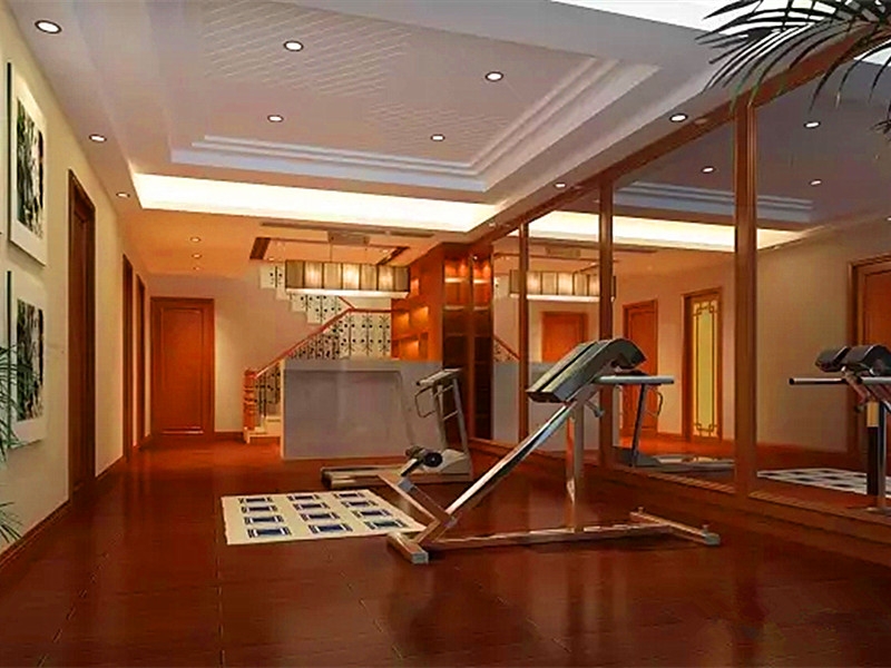 点击大图看下一张：经典华美大方中式别墅装修效果欣赏