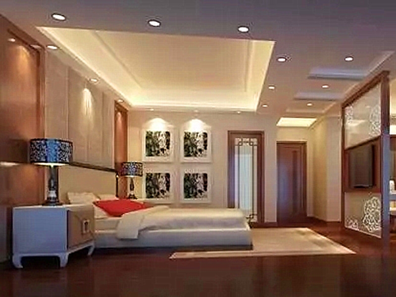 点击大图看下一张：经典华美大方中式别墅装修效果欣赏