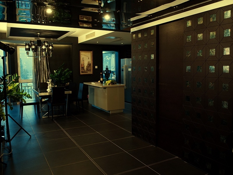 点击大图看下一张:简约风格时尚四居室装修图集