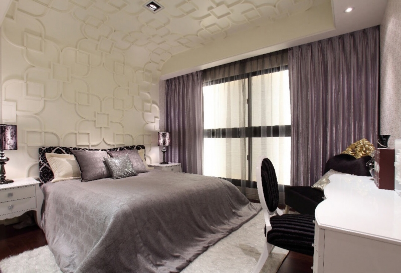 点击大图看下一张：艺术奢华新古典主义三居家装案例