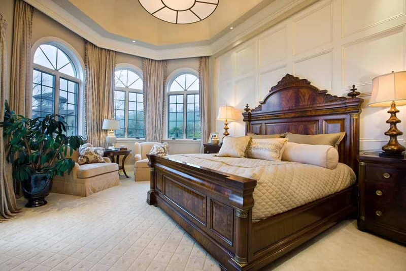 点击大图看下一张：精品美式风格别墅设计效果图