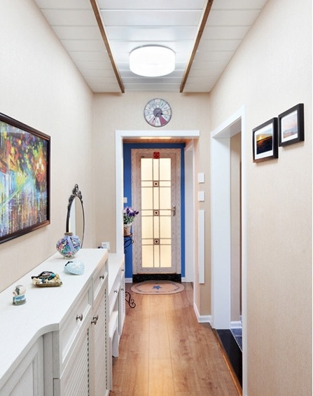 点击大图看下一张：清新田园风格小户型装潢设计