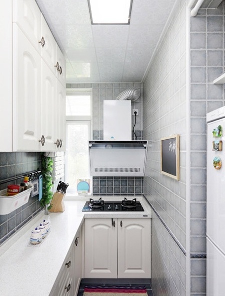 点击大图看下一张：清新田园风格小户型装潢设计