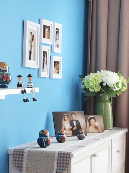 点击大图看下一张:清新田园风格小户型装潢设计