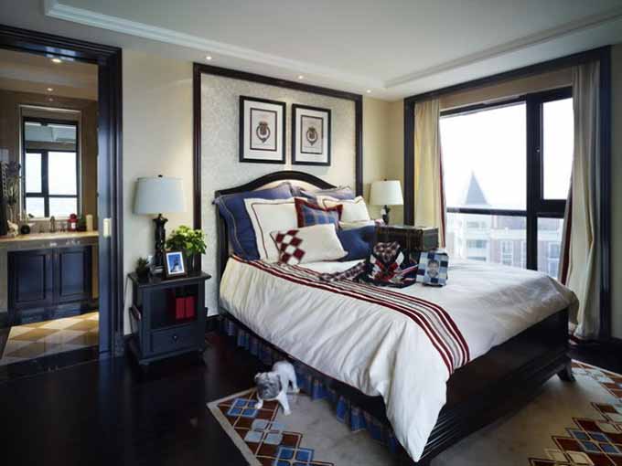 点击大图看下一张：美式华美别墅装修案例