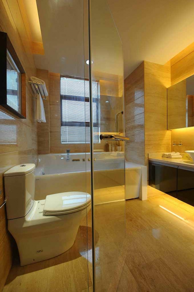 点击大图看下一张:文艺中式复式设计效果图