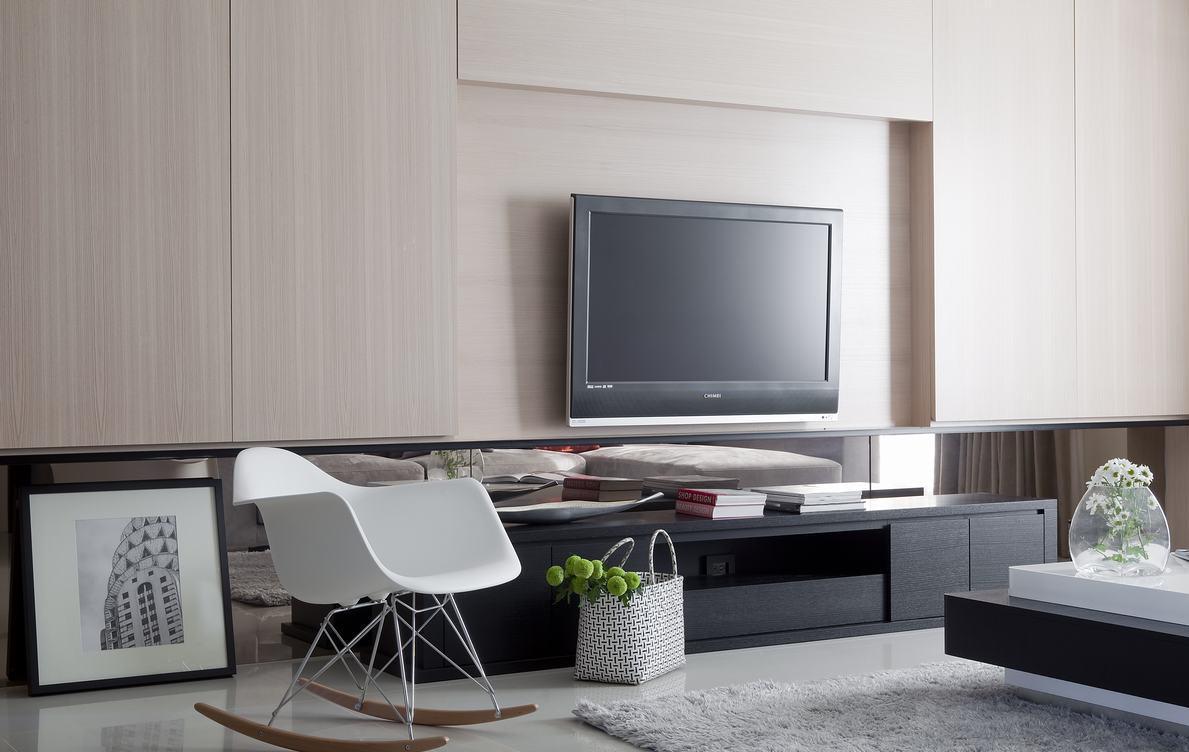 点击大图看下一张：简约北欧风小户型装修效果图