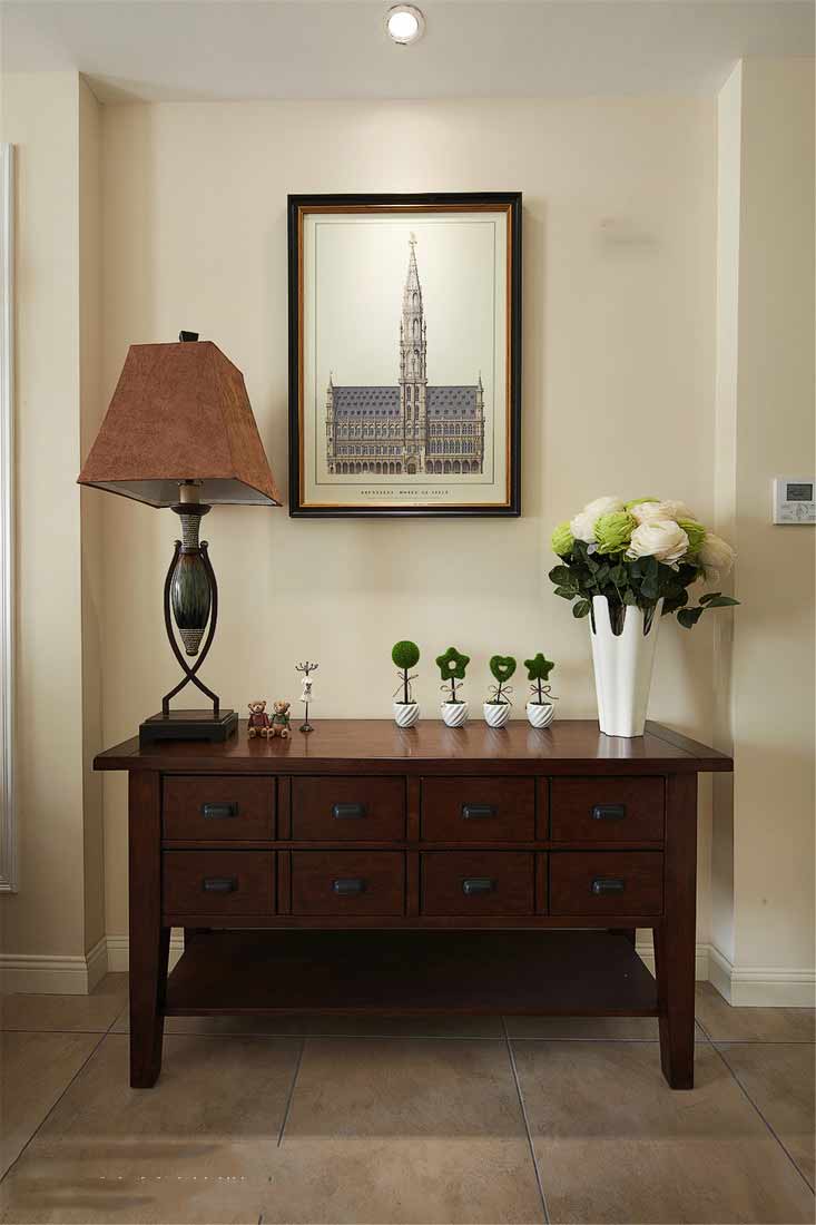 点击大图看下一张：美式休闲三居装修设计