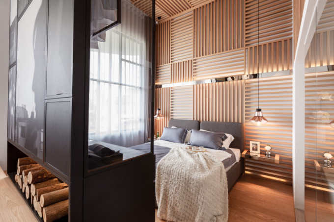 点击大图看下一张：简约两居室装修效果图