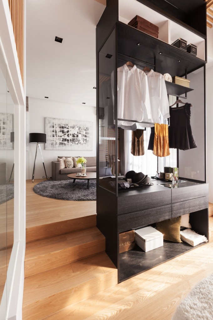 点击大图看下一张：简约两居室装修效果图