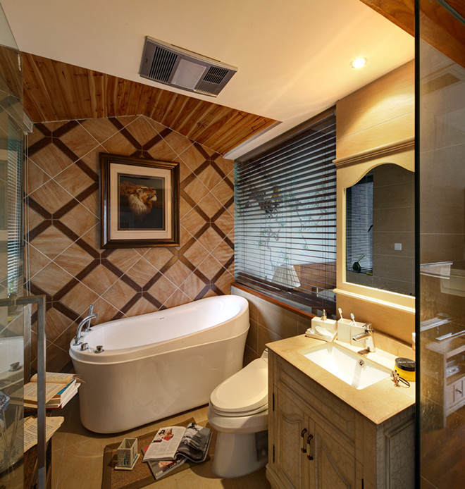 点击大图看下一张：浓情东南亚两居室装修效果图