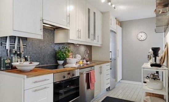 点击大图看下一张：北欧简约风复式装修效果图