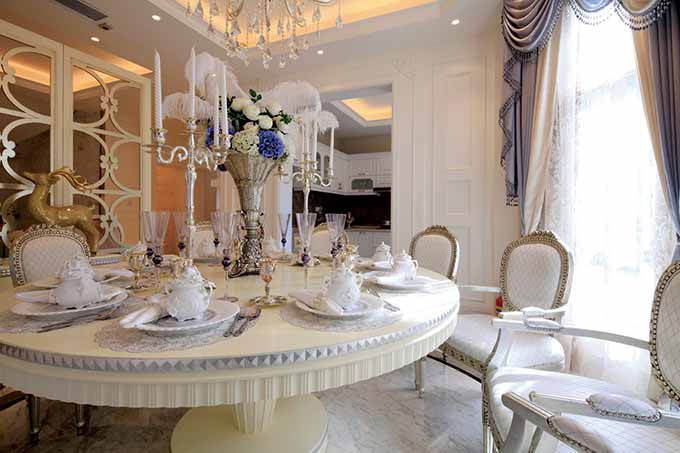 点击大图看下一张：简欧浪漫风格别墅设计装修设计美图欣赏