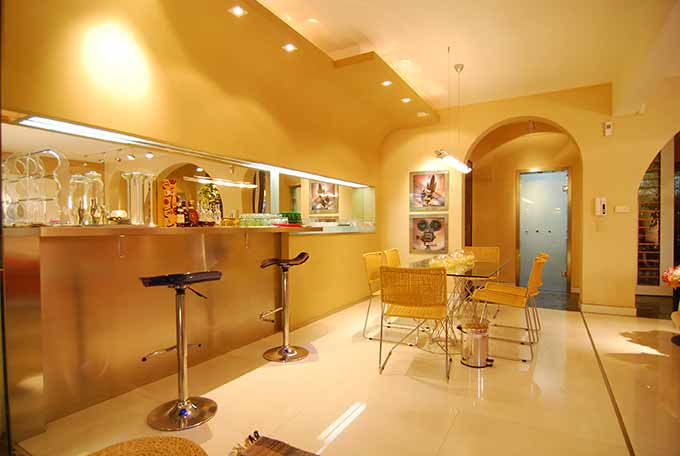 点击大图看下一张:简约现代一居室装修效果图