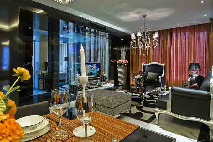 点击大图看下一张:欧式古典两室装修效果图