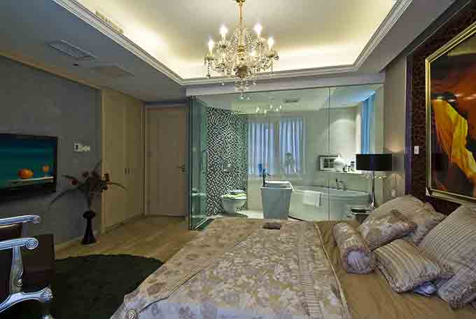 点击大图看下一张:欧式古典两室装修效果图