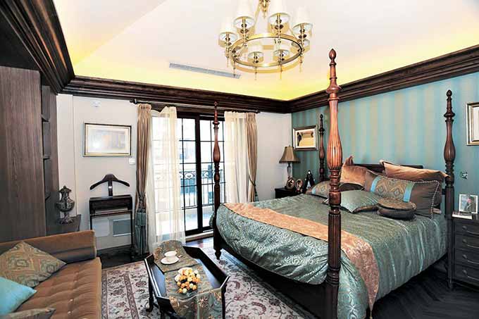 点击大图看下一张：美式复式家装设计全集