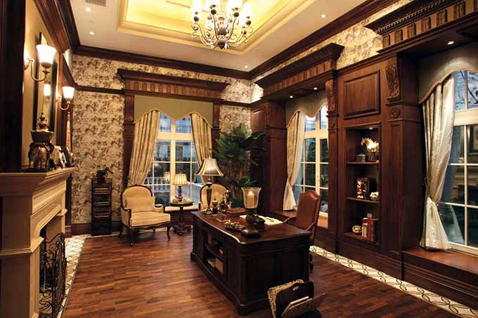 点击大图看下一张：欧式别墅设计效果图