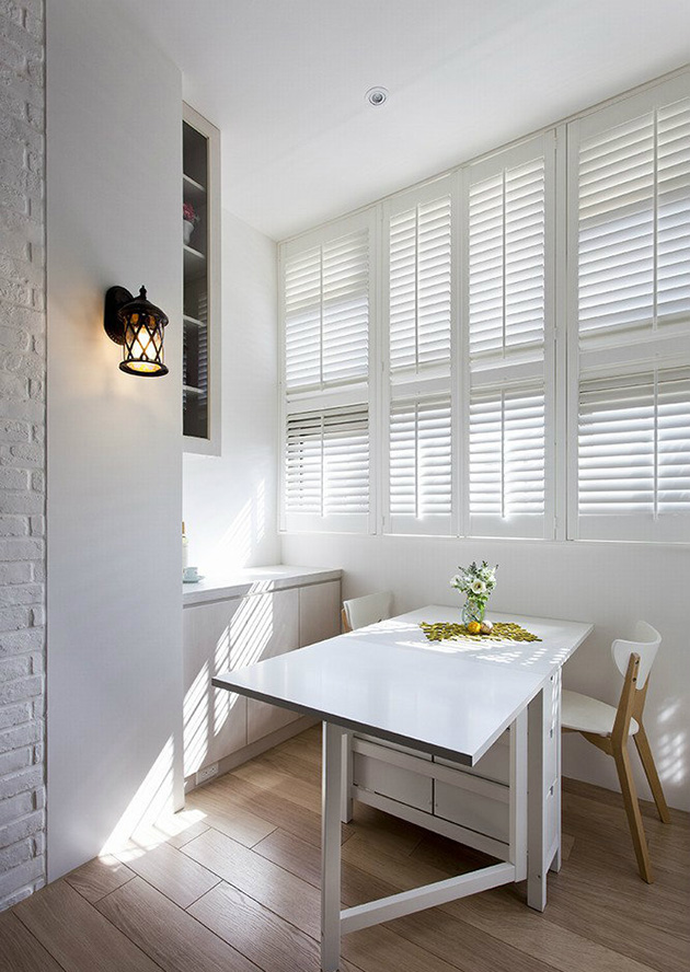 点击大图看下一张：简欧风格二居室图片欣赏大全