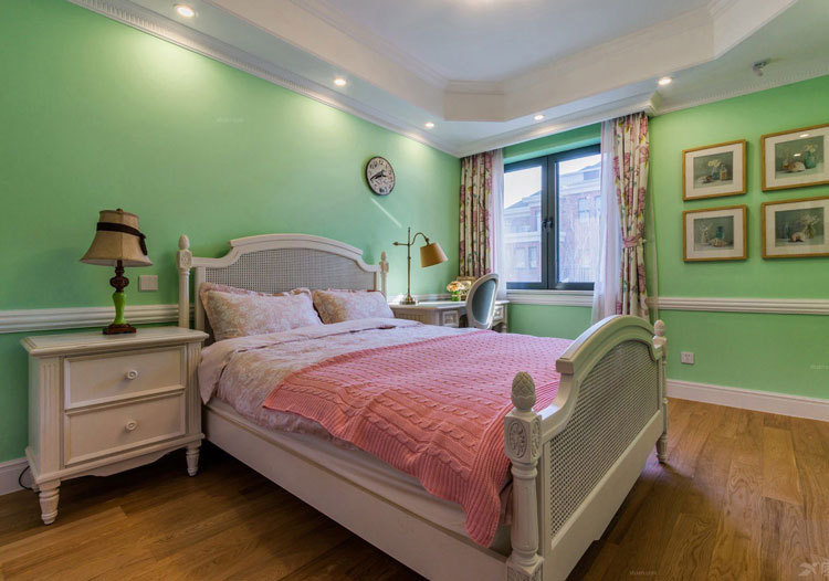 点击大图看下一张:文艺美式三居室美图欣赏