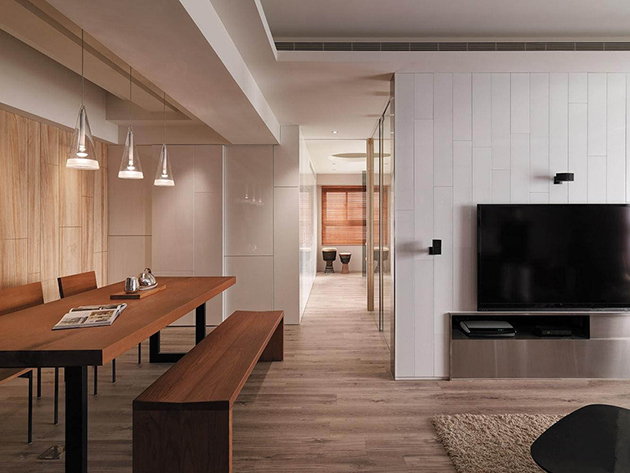 点击大图看下一张：简约宜家风格二居设计