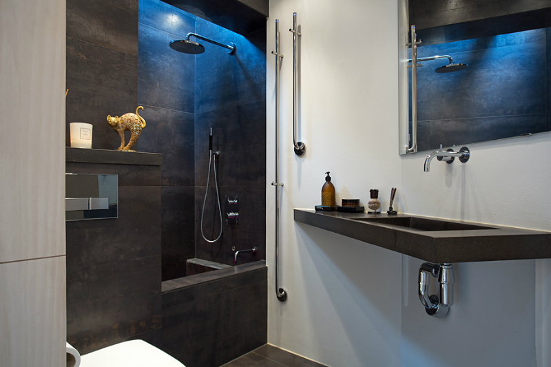 点击大图看下一张：简欧风格复式装修设计图片