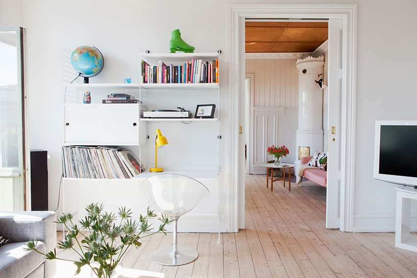 点击大图看下一张：简欧风格一居室房屋室内装修效果图