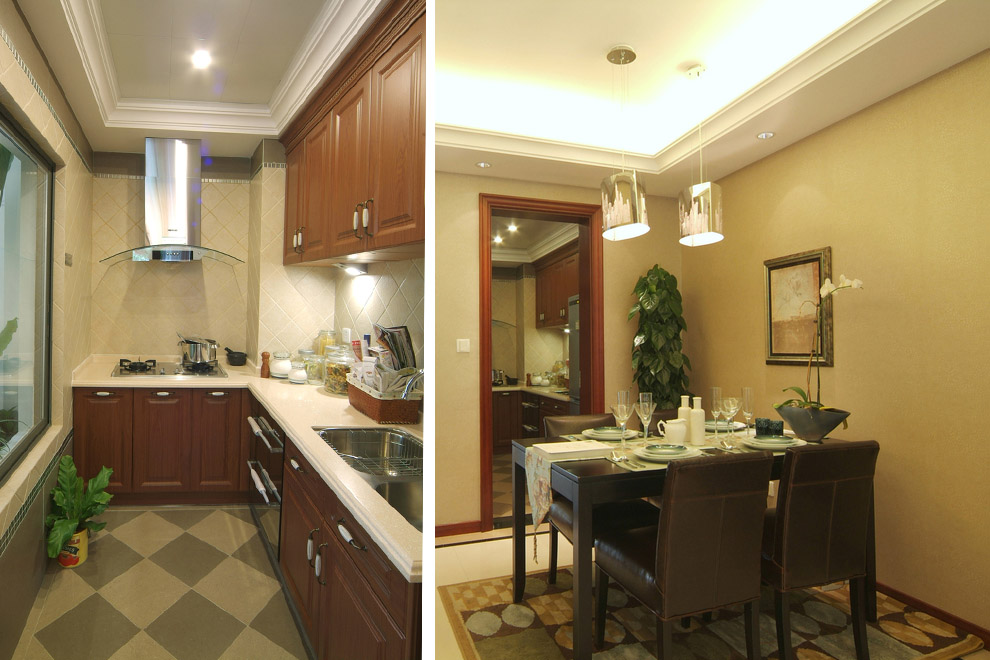 点击大图看下一张：现代文艺三居装修图片