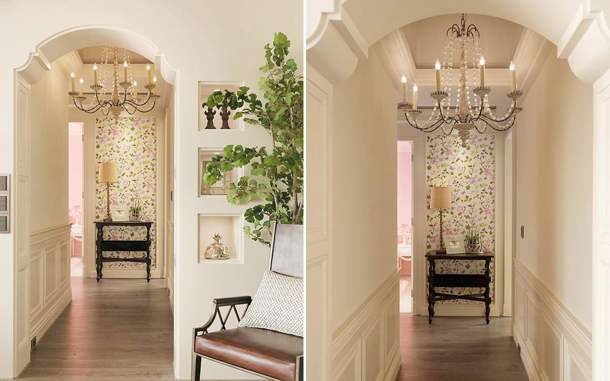 点击大图看下一张：新古典混搭气派四居装修效果图