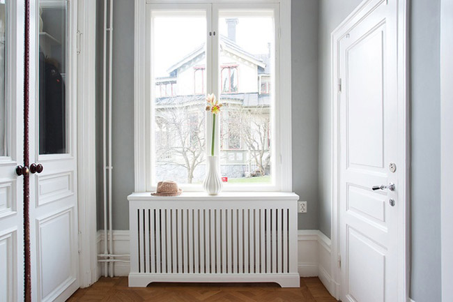 点击大图看下一张：北欧瑞典风格低调优雅二居设计效果图