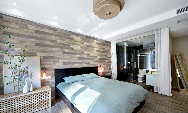 点击大图看下一张：简约时尚家居三居设计装修效果图