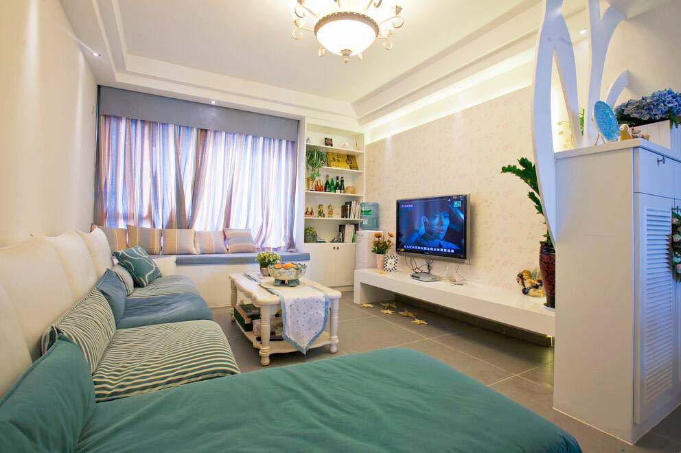 点击大图看下一张:地中海家居三居效果图大全