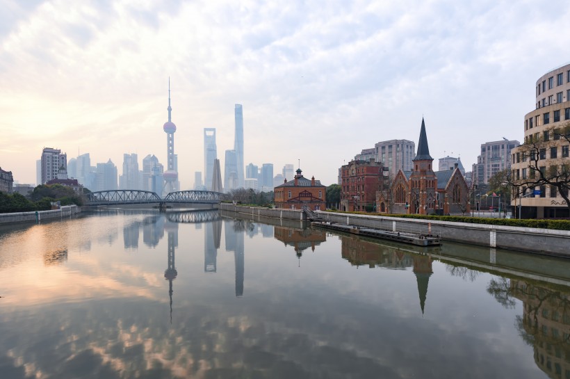 点击大图看下一张：上海外滩风景图片