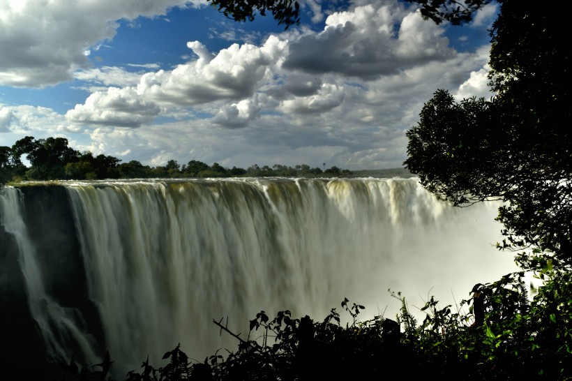 点击大图看下一张：津巴布韦维多利亚瀑布风景图片
