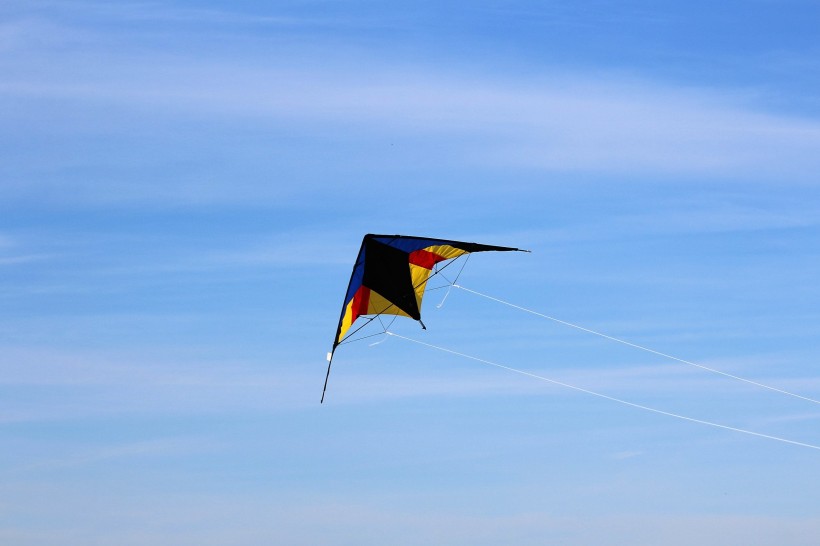点击大图看下一张：放飞的风筝图片