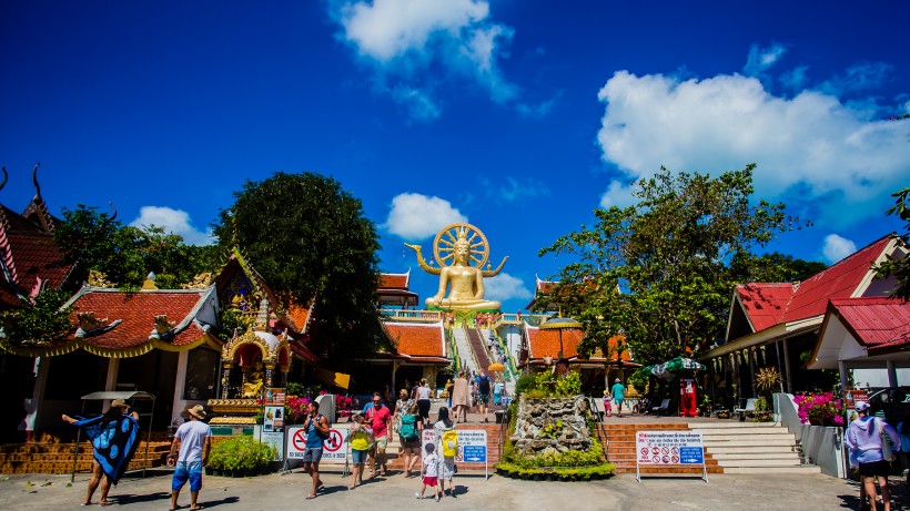 点击大图看下一张：泰国苏梅岛风景图片