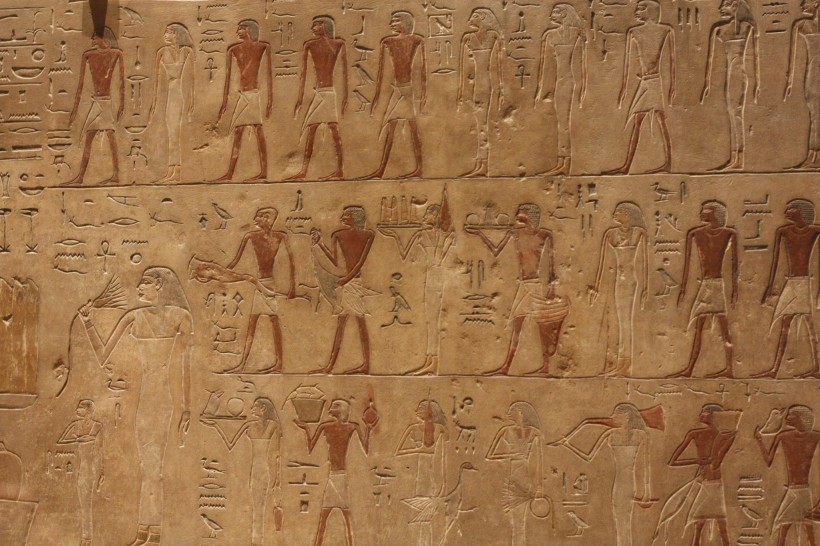 点击大图看下一张：古埃及象形文字图片