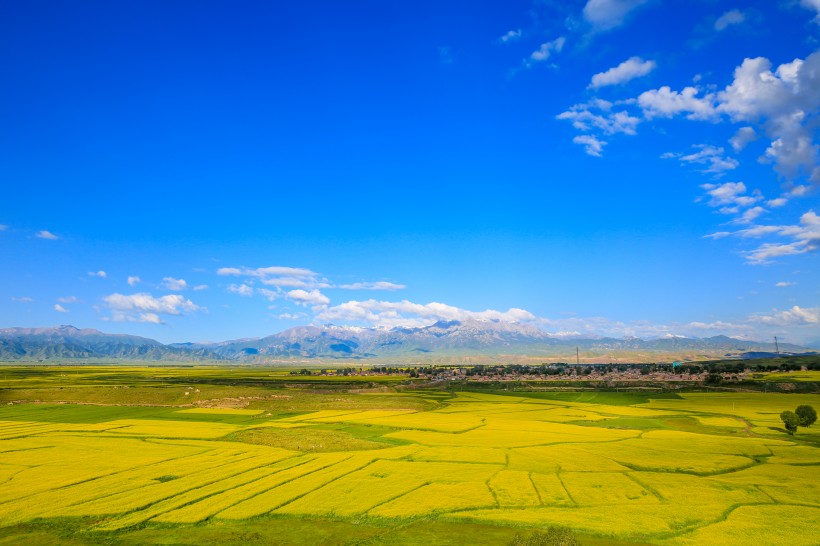 点击大图看下一张：甘肃张掖夏季风景图片