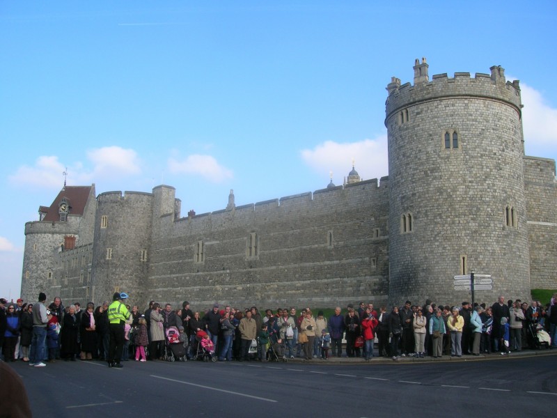 点击大图看下一张： 英国温莎城堡风景图片