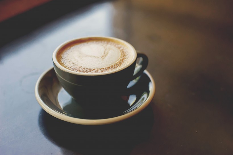 点击大图看下一张：一杯香浓的咖啡拉花图片