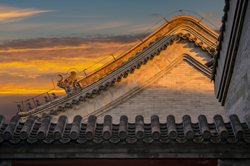 点击大图看下一张：北京市恭王府建筑风景图片